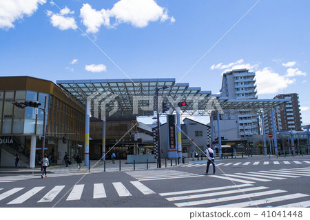 Asaka station crossing intersection 41041448