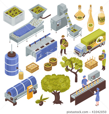 Olive Production Set 41042850