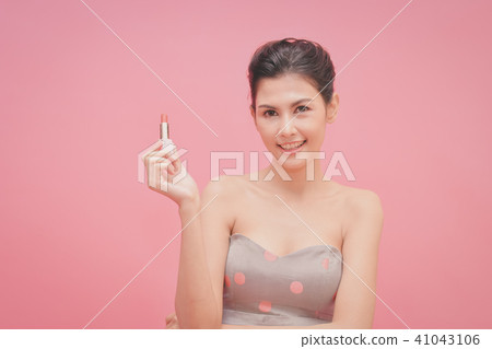 The concept of healthy beautiful woman. Beautiful girl Make up w 41043106