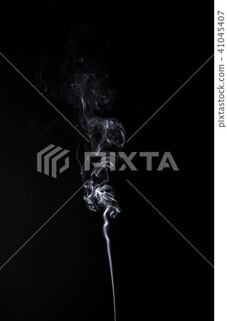 White smoky waves of aromastick 41045407