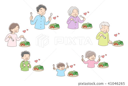 Large family _ list _ I love vegetables 41046265
