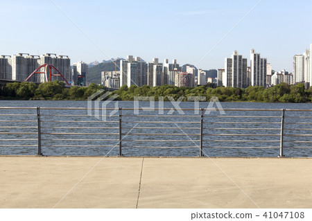 Fence, Sogang University Bridge, Bam Island, Han River Park, Yeouido, Yeongdeungpo-gu, Han River, Seoul 41047108