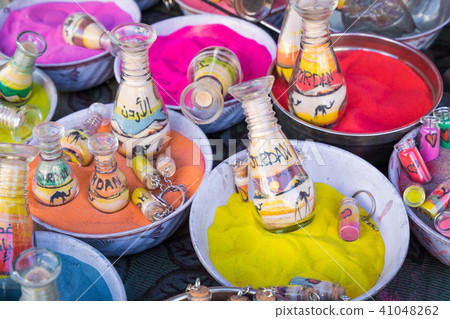 Souvenirs from Jordan - bottles with sand and shap Souvenirs from Jordan - bottles with sand and shap 41048262