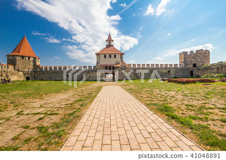 Old fortress on the river Dniester in town Bender, Transnistria. City within the borders of Moldova Old fortress on the river Dniester in town Bender, Transnistria. City within the borders of Moldova 41048891