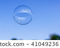 Soap bubbles and blue sky 41049236