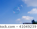 Soap bubbles and blue sky 41049239