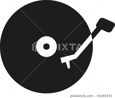 Vinyl record player icon 41049335