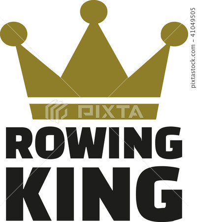 rowing_king_2c.eps - Stock Illustration [41049505] - PIXTA