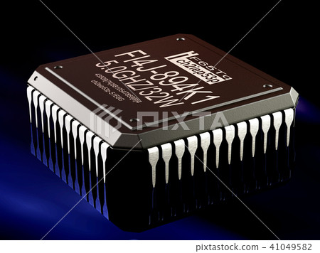 Integrated circuit digital computer parts technology. Micro chip artificial intelligence . 41049582