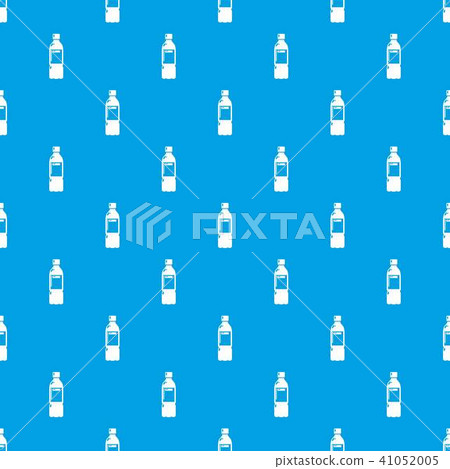 Plastic bottle pattern vector seamless blue Plastic bottle pattern vector seamless blue 41052005