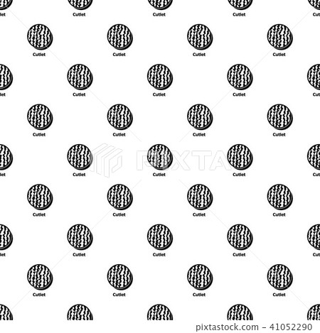 Cutlet pattern vector seamless Cutlet pattern vector seamless 41052290