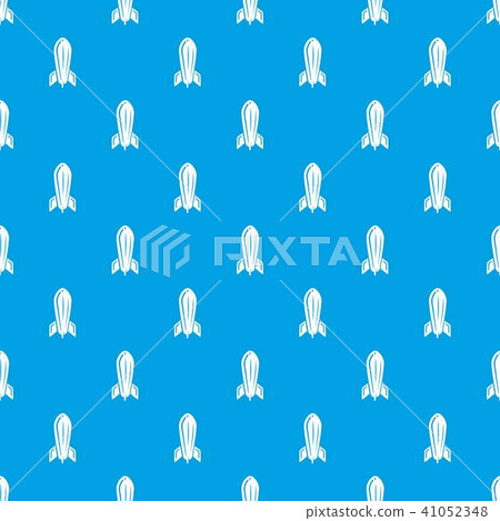 Rocket travel pattern vector seamless blue Rocket travel pattern vector seamless blue 41052348