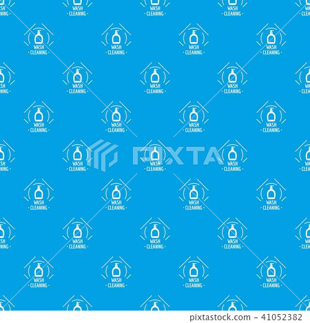 Cleaning wash pattern vector seamless blue Cleaning wash pattern vector seamless blue 41052382