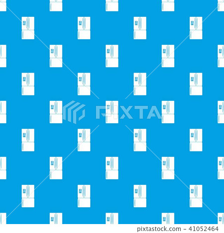 Fridge pattern vector seamless blue - Stock Illustration [41052464] - PIXTA