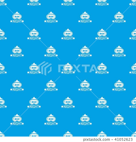 Good night pattern vector seamless blue 41052623