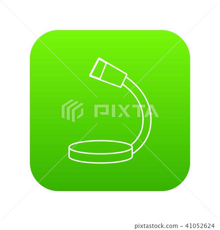 Table microphone icon green vector 41052624