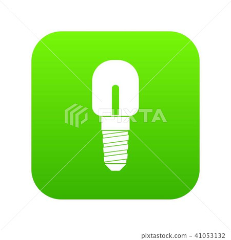 Light bulb icon digital green Light bulb icon digital green 41053132