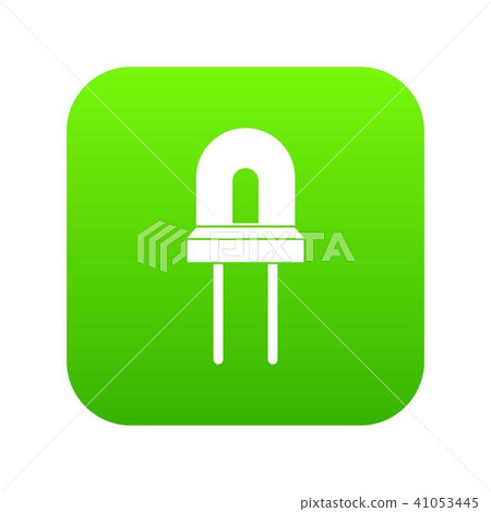 Halogen lamp icon digital green - Stock Illustration [41053445] - PIXTA