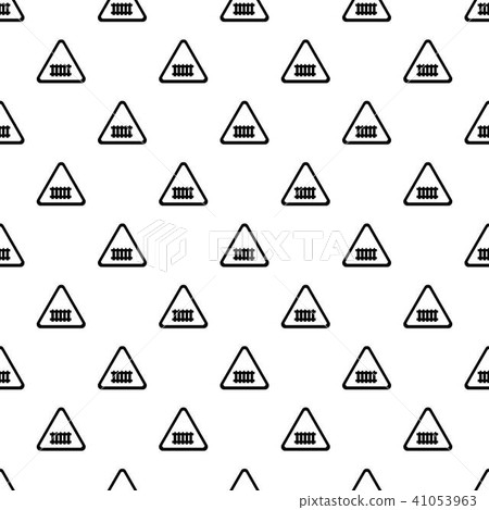 Crossing railroad barrier pattern vector seamless Crossing railroad barrier pattern vector seamless 41053963