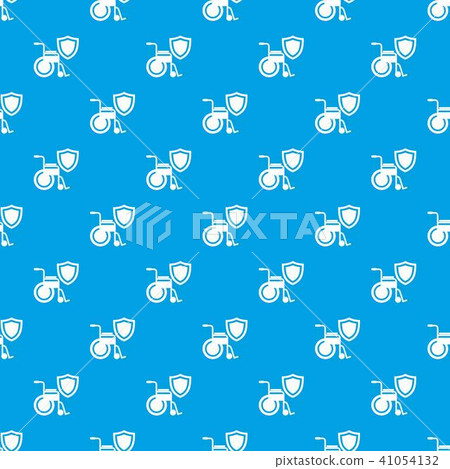 Disability protection pattern vector seamless blue 41054132