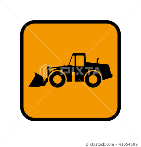 Wheel loader icon - Stock Illustration [41054599] - PIXTA