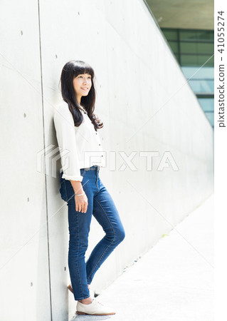 Taiwanese female girl portrait 41055274