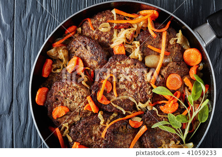 liver pancakes with carrot and onion liver pancakes with carrot and onion 41059233