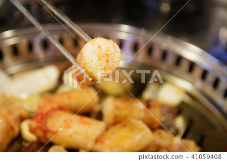 Korean Grilled Beef Tripe 41059408