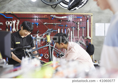 Bicycle shop, life, Korean 41060077