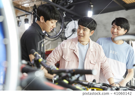 Bicycle shop, life, Korean 41060142