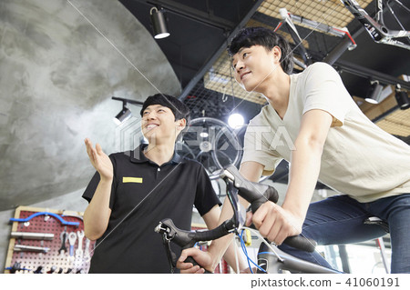 Bicycle shop, life, Korean 41060191