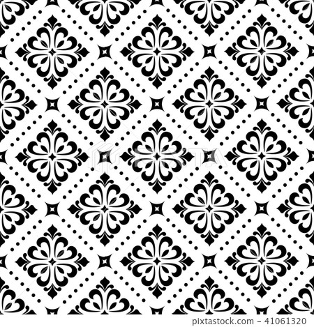 Damask wallpaper. A seamless vector background.  41061320