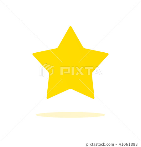 Yellow rating star icon 41061888
