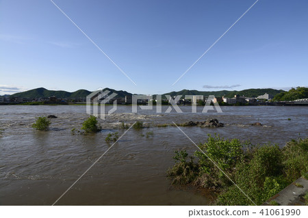 Kiso River flood rise Kiso River flood rise 41061990