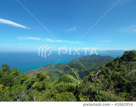 從蘭卡威島天空橋樑的看法/從蘭卡威天空橋樑的看法 從蘭卡威島天空橋樑的看法/從蘭卡威天空橋樑的看法 41062054