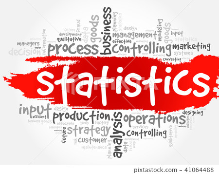 STATISTICS word cloud collage 41064488