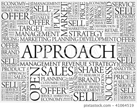 Approach word cloud - Stock Illustration [41064519] - PIXTA