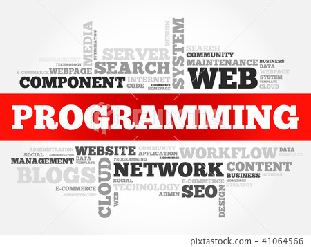 Programming word cloud - Stock Illustration [41064566] - PIXTA