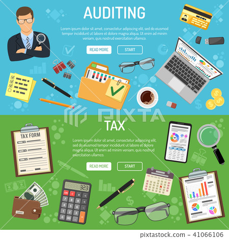 Auditing, Tax and Business Accounting Banners Auditing, Tax and Business Accounting Banners 41066106