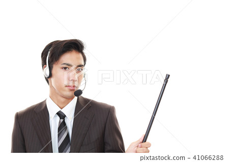 Operator with indicator stick 41066288