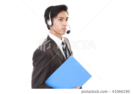 A serious looking operator 41066290