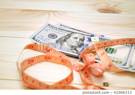 Heap of money measurment. Money dollars comcept 41066313