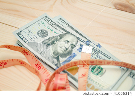 Heap of money measurment. Money dollars comcept 41066314