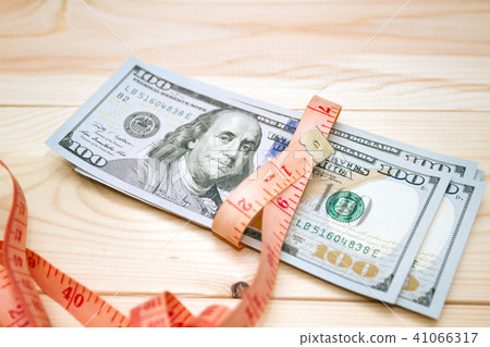 Heap of money measurment. Money dollars comcept 41066317