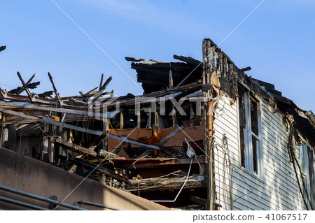 the day after the fire House Ruins of house after  41067517