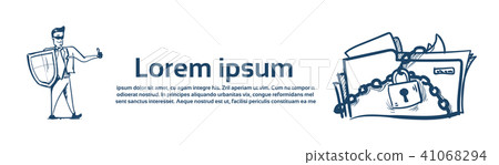man in business suit shield security data privacy on pillar General Data Protection Regulation GDPR man in business suit shield security data privacy on pillar General Data Protection Regulation GDPR 41068294