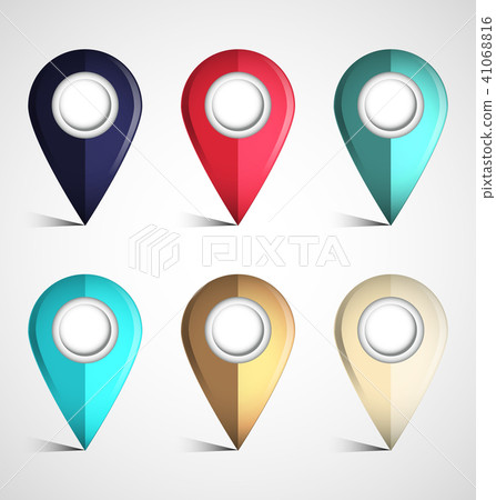 Set of Map Pin Icons2 Set of Map Pin Icons2 41068816