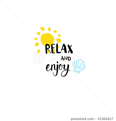 hello summer badge Isolated Typographic Design Label. Season Holidays lettering for logo,Templates 41068827