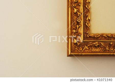 corner of a golden frame corner of a golden frame 41071340