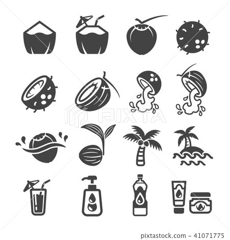 coconut icon coconut icon 41071775